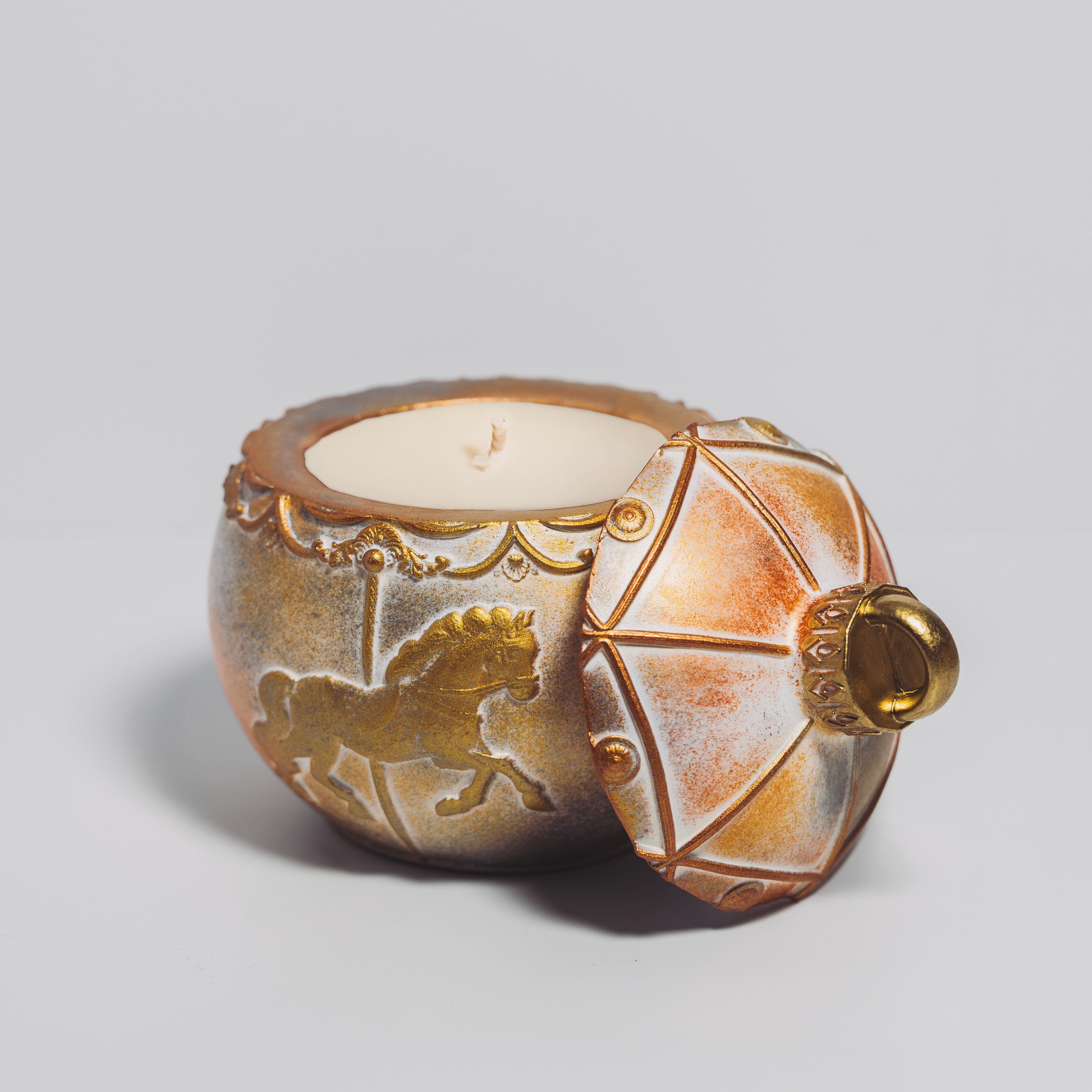 The Golden Carousel Candle